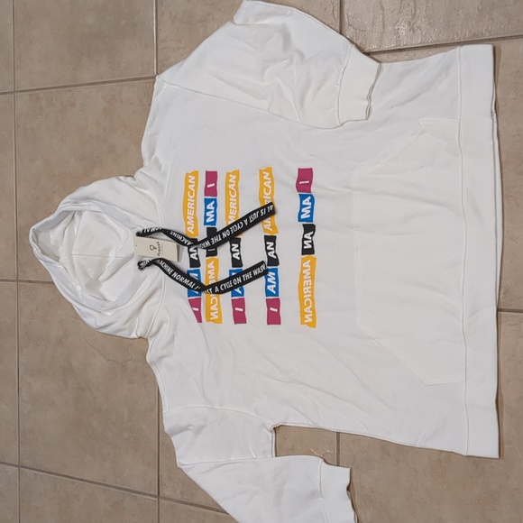 Nee With Tags Dubgee By Whoopi Hooded Oversized Sweater Size XL - Picture 3 of 5